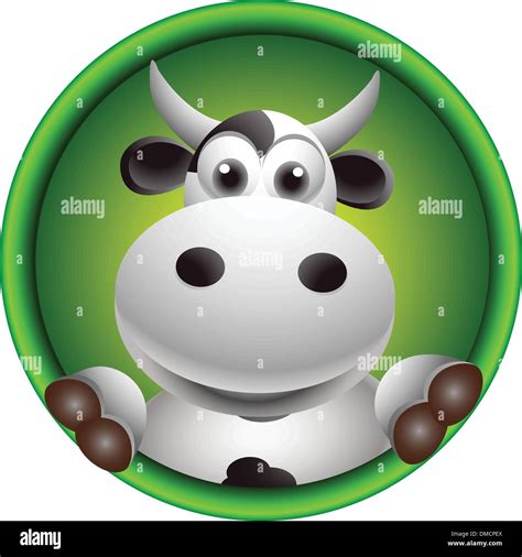 cute cow head cartoon Stock Vector Image & Art - Alamy