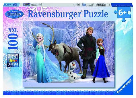 Disney Frozen 'In The Realm of Snow' XXL 100 Piece Jigsaw Puzzle Game 4005556105168