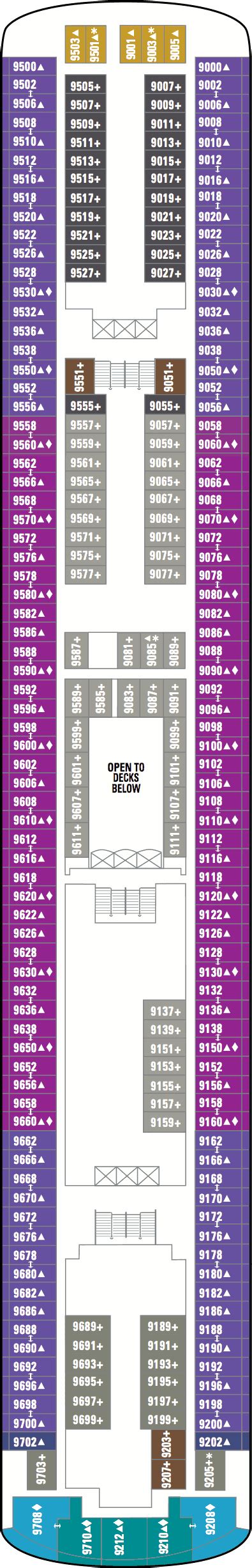 Norwegian Spirit deck plans - Cruiseline.com