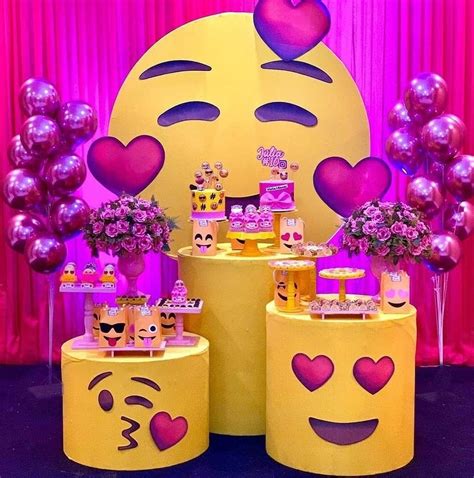 Emoji Birthday Party Ideas Fiesta De Cumpleanos Emoji Emoji Fiesta Images