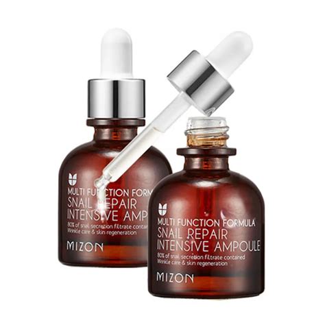 MIZON Snail Repair Intensive Ampoule 30ml Moisturizing Whitening Face ...