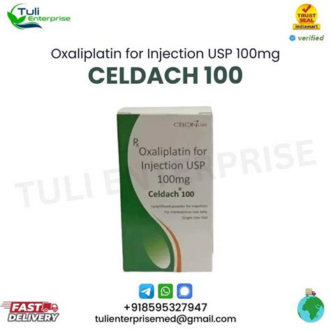 Oxaliplatin 100 Mg Injection At Rs 1500 Piece In New Delhi ID