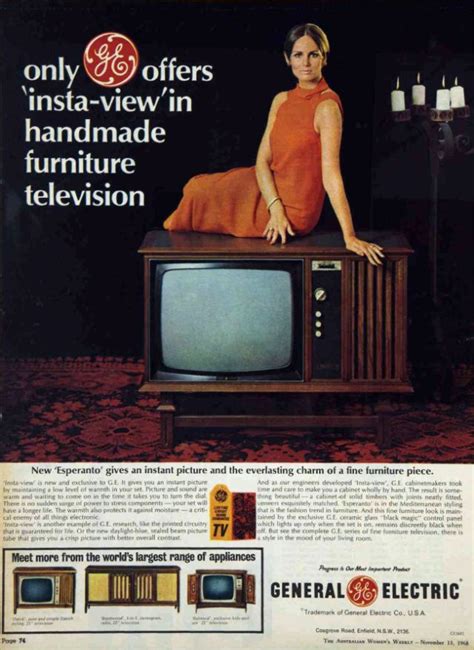 Fascinating Vintage TV Set Ads From the 1960s to 1970s ~ Vintage Everyday