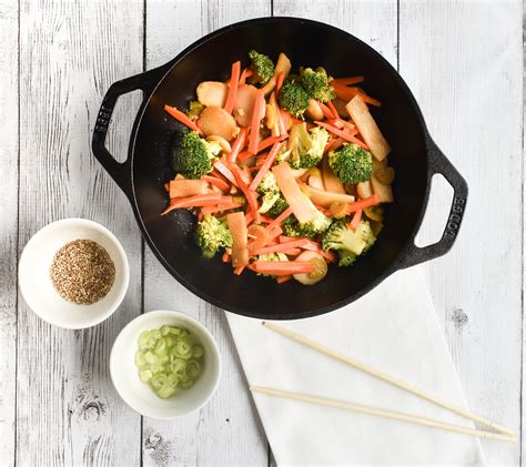 Low-FODMAP 30-minute Chinese Vegetable Stir-Fry; Gluten-free, Vegan | Dr. Rachel Pauls