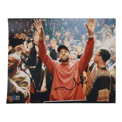 Kanye West Signed 11x14 Photo (Beckett) | Pristine Auction