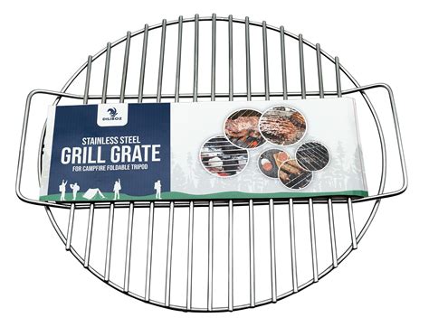 Snapklik.com : Campfire Grill Grate, Grill Grate 10 Stainless Steel, Campfire Grill For Folding ...