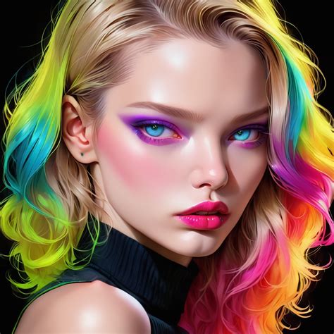 Sasha Luss Portrait Hypnotic Bimbo Digital Pai Openart