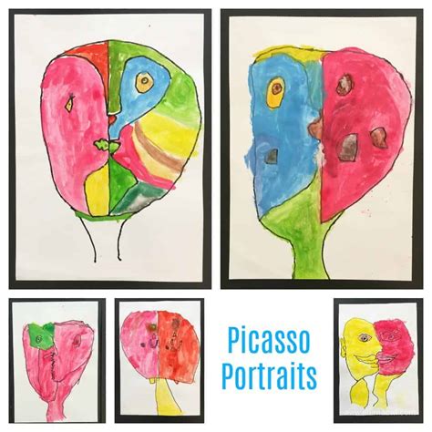 Introduction to Cubism - Painting Picasso Portraits - Emma Owl