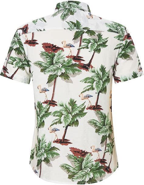 Camicia Hawaiian Stampa 3D Fiore Tropicale Vacanza Estiva Uomo Donna