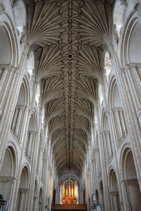 The Vault In The Nave And The Organ Above The Pulpitum Norwich