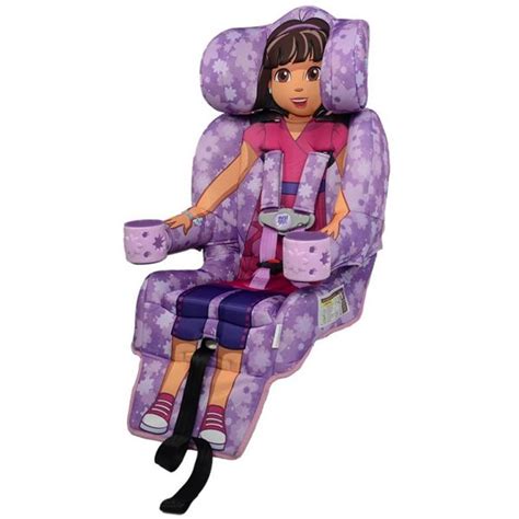 KidsEmbrace Harness Booster Car Seat - Dora the Explorer