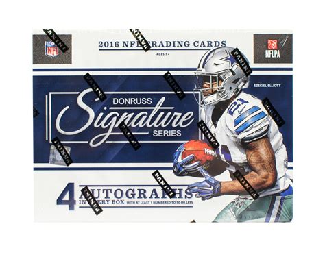 2016 Panini Donruss Signature Series Football Hobby Box Da Card World