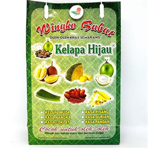 Jual KELAPA HIJAU WINGKO BABAT RASA ANEKA BUAH ISI 9 KUE KHAS