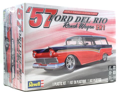 Revell 1957 Ford Del Rio Ranch Wagon 2 In 1 New Parts 1 25 Model Car