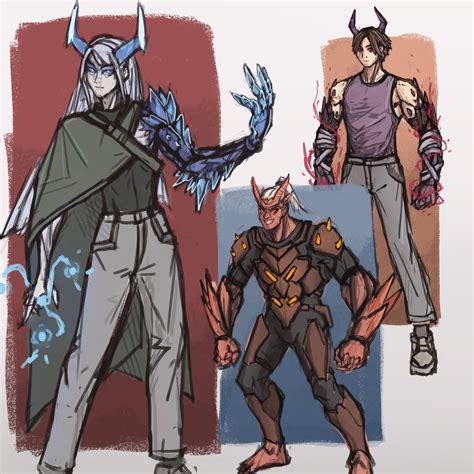 ArtStation - Demonic inspired characters