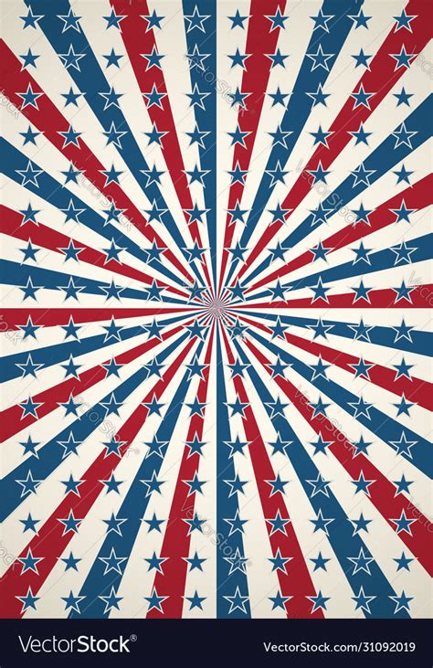 American patriotic background Royalty Free Vector Image