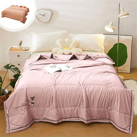 Blanket For Hot Sleepers Double Cold Effect Lightweight Breathable Summer Blankets For Bed