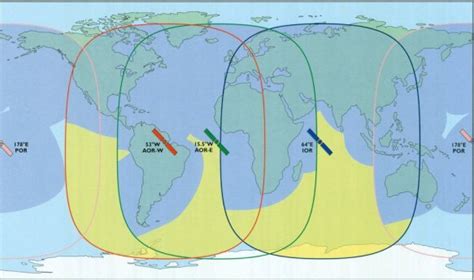 Inmarsat Satellite Coverage Map