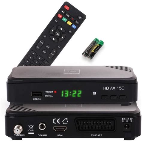 Ax R Cepteur Sat Avec Fonction D Enregistrement Pvr R Cepteur