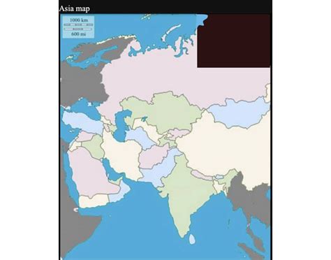 Asia Practice map countries Quiz