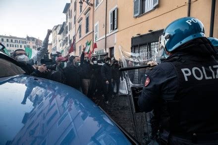 Demonstration Of The Mascherine Tricolori Movement Tricolor Masks