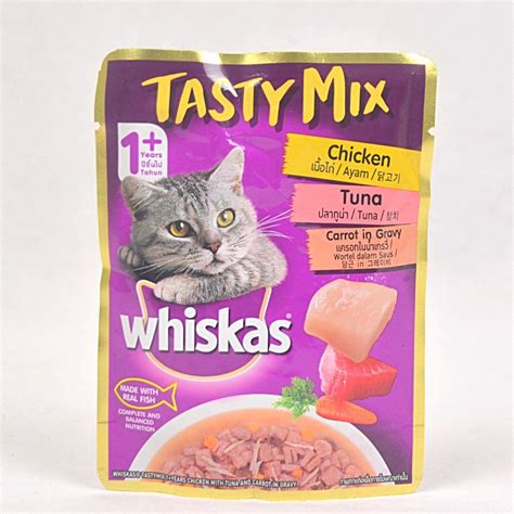 Jual Whiskas Makanan Kucing Tasty Mix Chicken Tuna G Shopee Indonesia