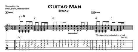 Bread Guitar Man Guitar Lesson Jerry S Guitar Bar