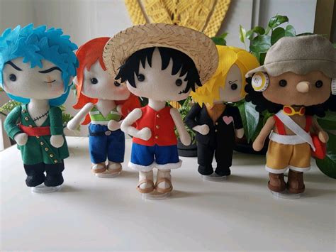 Personagem One Piece Em Feltro Elo Produtos Especiais