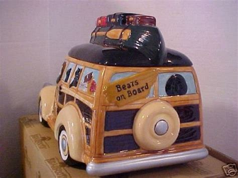 Big Sky Carvers Bearfoots Woodie Wagon Cookie Jar 29952808