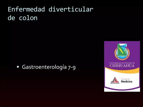 Enfermedad Diverticular Ppt