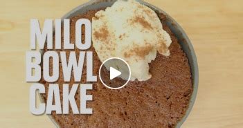 SUPER Easy 4 Ingredient Milo Cake That Cooks in 3 Minutes - School Mum