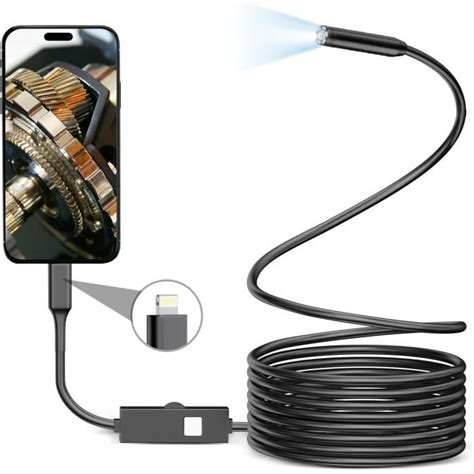 Endoscope Industriel SKYBASIC HD Caméra Endoscopique 7 9 mm Étanche