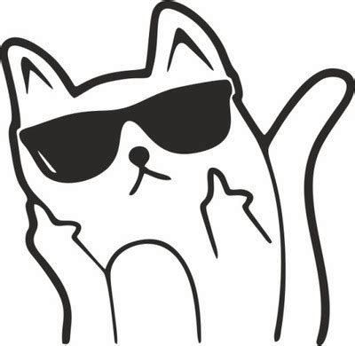 Fuck Meme Outline Naklejka Na Samoch D Oficjalne Archiwum Allegro