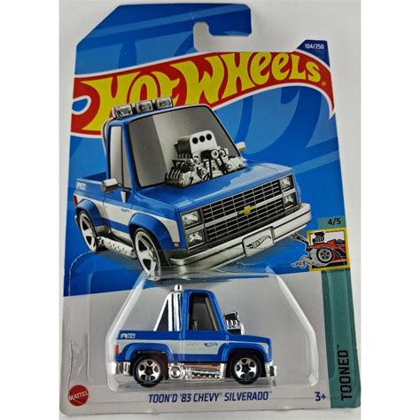 Hot Wheels Tooned Chevy Silverado Shopee Brasil