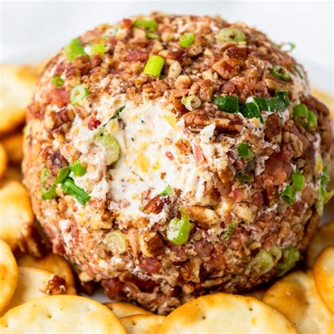 Pecan Bacon Cheese Ball Wonkywonderful