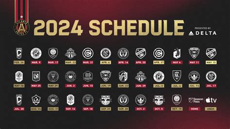 Atlanta United Schedule 2024 Today Phil Trudie