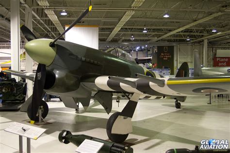 D Day 70 Pt 2 RAF Museum Hawker Typhoon Loaned To The Canada