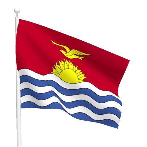 Kiribati Flag (Heavy Duty Nylon Flag)