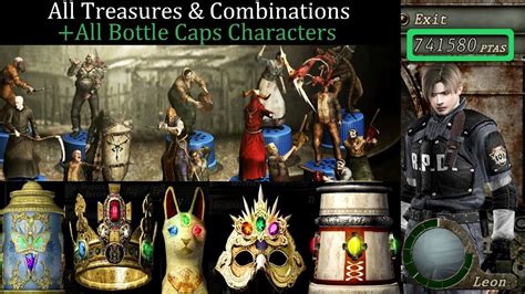 Resident Evil 4 All Treasures In Map Combinations Selling Prices