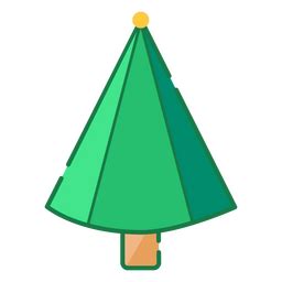 Minimalist Christmas Tree PNG & SVG Design For T-Shirts