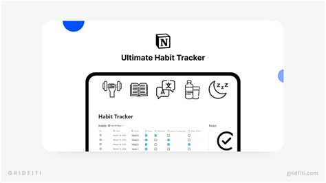 The 28 Best And Free Notion Habit Tracker Templates Gridfiti