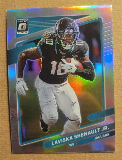 2021 LAVISKA SHENAULT JR SILVER HOLO PRIZM DONRUSS OPTIC FOOTBALL JAGS