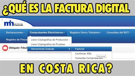 Lo Que Debe Saber Sobre La Factura Electr Nica En Costa Rica Youtube