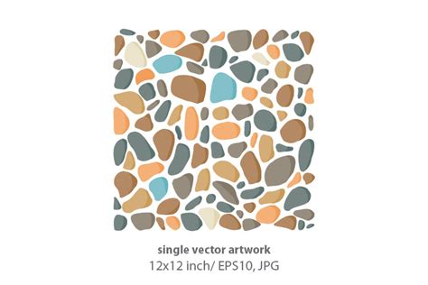 Pebbles Single Vector Artwork Graphic By Biljanacvetanovic Creative