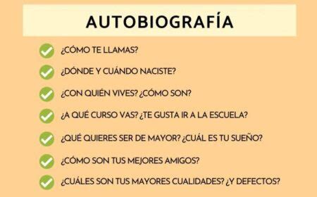 Autobiografía Ejemplos Prácticos y Partes Esenciales MD Pajedrez