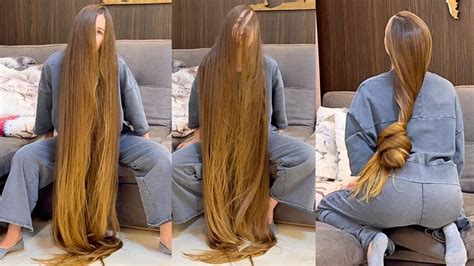 RealRapunzels Ultra Long Blonde Hair Dream Preview YouTube