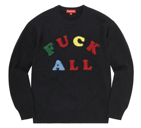 シュプリーム SUPREME 21SS Jamie Reid Fuck All Sweater サイズL ジェイミーリードファックオールセーターニット トップス 売買されたオークション情報