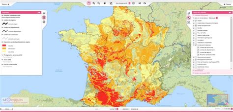 Où trouver la carte des zones exposées au phénomène