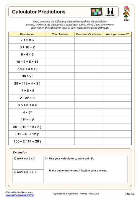 Free Order Of Operations With Rational Numbers Worksheet Download Free Order Of Operations With