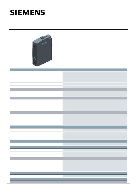 Es Bf Aa Datasheet Pages Siemens Simatic Et Sp